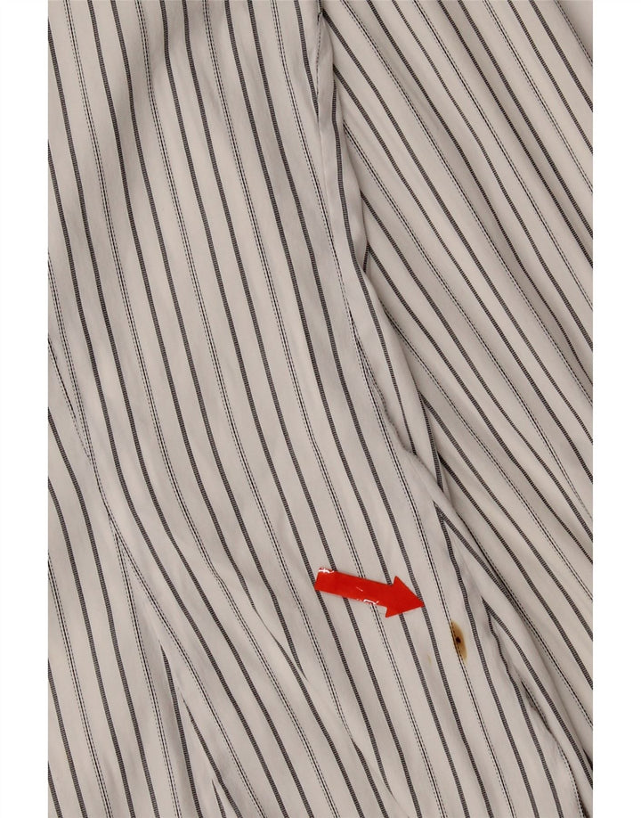 Cămașă Dolce & Gabbana pentru femei IT 42 Medium White Pinstripe