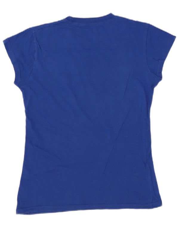 Hard Rock Cafe Berlin Tricou grafic Top UK 12 Medium Blue Bumbac