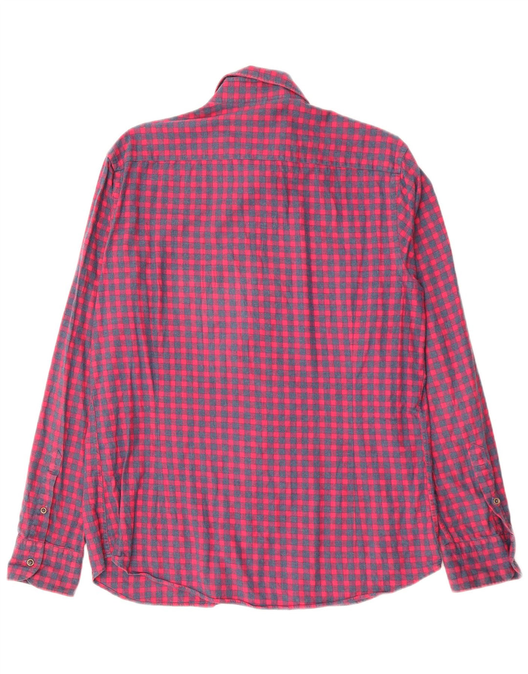 Cămașă de flanel pentru bărbați MASSIMO DUTTI, mare, roșu, din bumbac