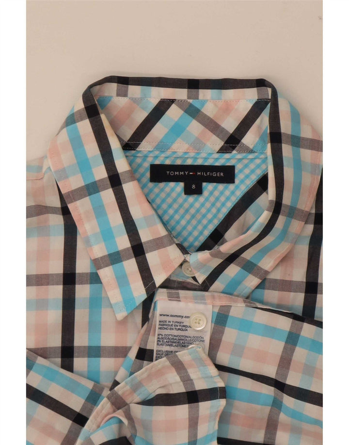 Cămașă cu mânecă scurtă Tommy Hilfiger pentru femei US 8 Medium Multicolor Gingham