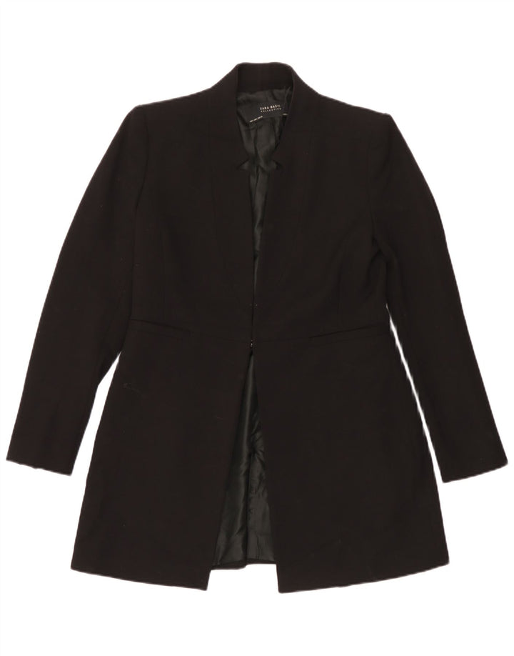 Jachetă Blazer pentru femei Zara UK 16, mare, negru, poliester