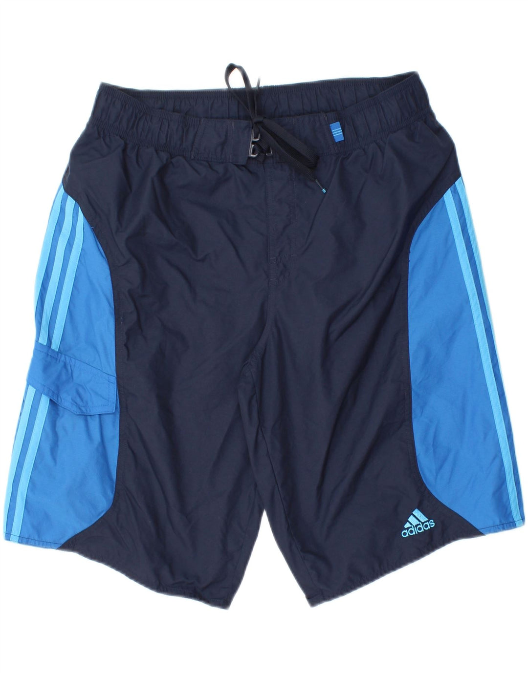 Pantaloni scurți de înot ADIDAS pentru bărbați, medii, albastru, poliamidă color bloc