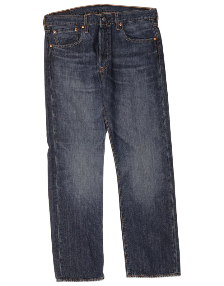 Blugi drepti pentru bărbați Levi's 501 W33 L30 Bumbac albastru