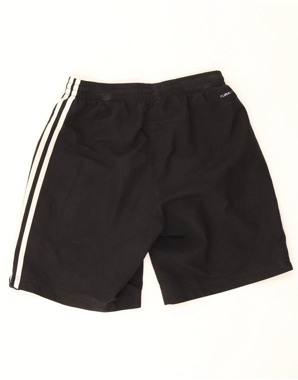 Pantaloni scurți sport adidas Climalite pentru bărbați, poliester negru mic