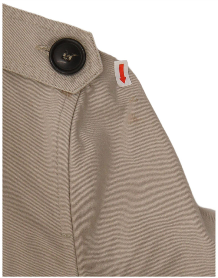 COMPTOIR DES COTONNIERS Womens Trench Coat EU 38 Medium Grey Cotton