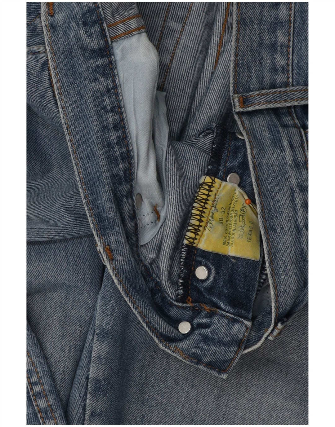 WRANGLER Blugi drepte pentru bărbați Texas W30 L32 Bumbac albastru