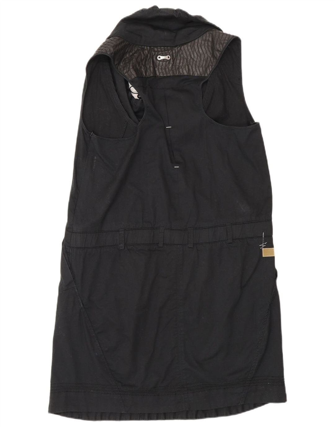 Rochie de bază fără mâneci pentru femei G-Star UK 12 bumbac mediu negru
