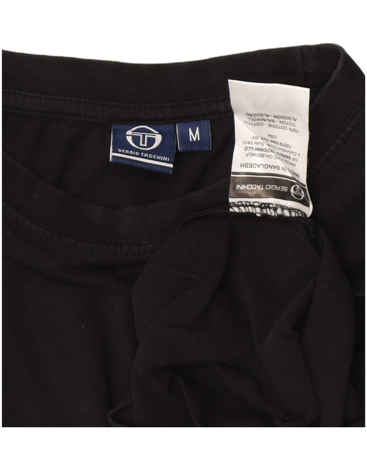 SERGIO TACCHINI Tricou pentru femei Top UK 14 Medium Black Bumbac