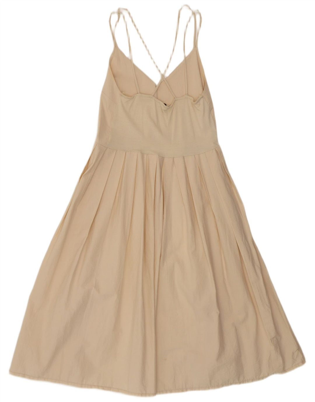 Rochie de soare pentru femei Zara UK 14 Medium Beige