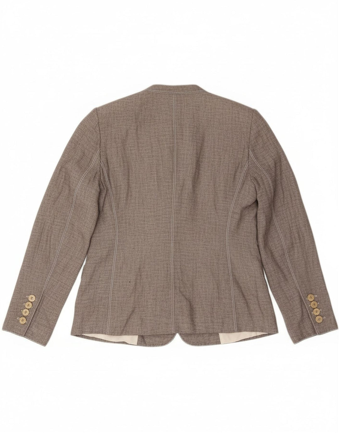 Blazer pentru femei Armani Collezioni, cu 2 nasturi, IT 46, mare, gri, in