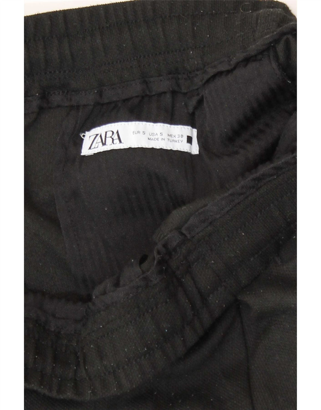 Pantaloni casual pentru bărbați Zara Mici L30 L27 Negri