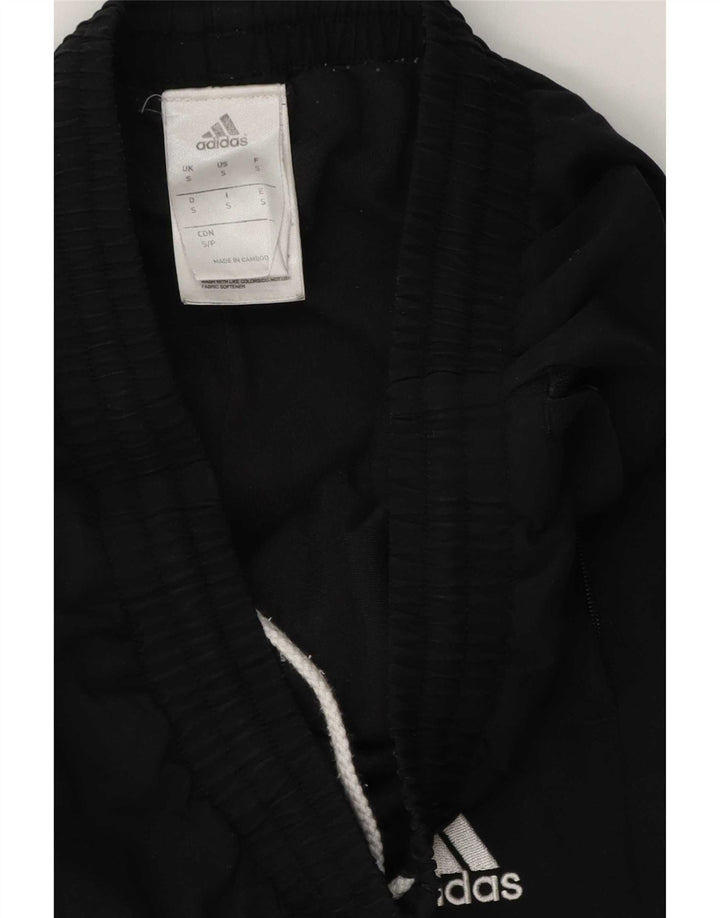 Pantaloni de trening Adidas pentru bărbați, poliester negru mic