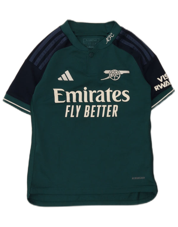 Tricou grafic ADIDAS Fly Emirates pentru băieți, 9-10 ani, color verde