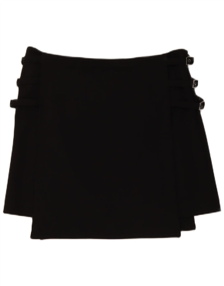 Fusta mini pentru femei Armani US 10 Large W34 Poliester negru