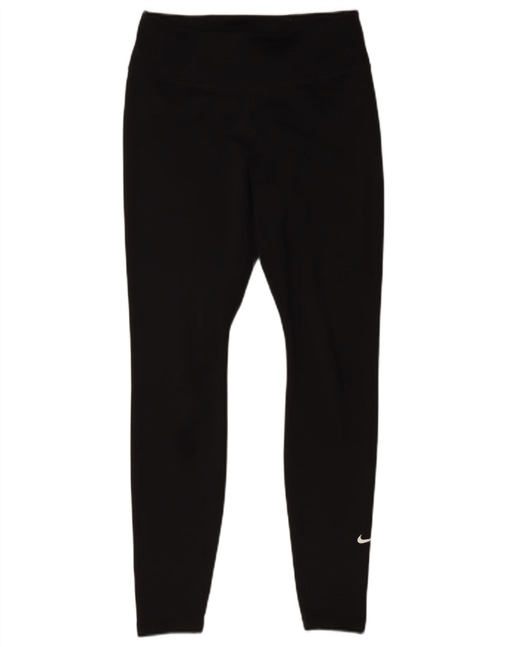Leggings Nike Dri Fit pentru femei UK 14 Poliester mediu negru