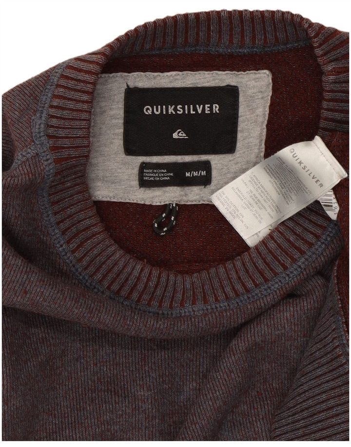 Hanorac pentru bărbați Quiksilver Pulover Medium Burgundy Bumbac