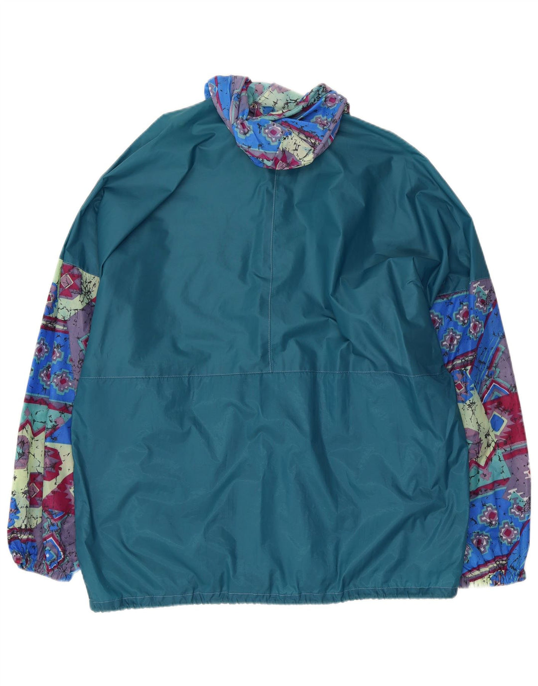 Capt. Cook Jachetă de ploaie abstract cu glugă pentru bărbați UK 38 Medium Blue