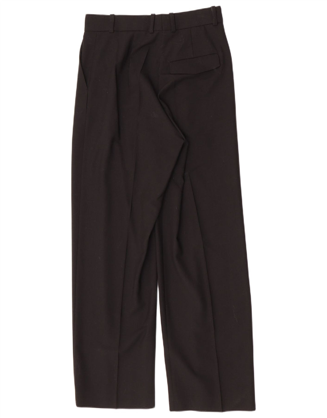 Pantaloni de costum drepți vintage pentru femei EU 38 Medium W28 L30 Poliester negru