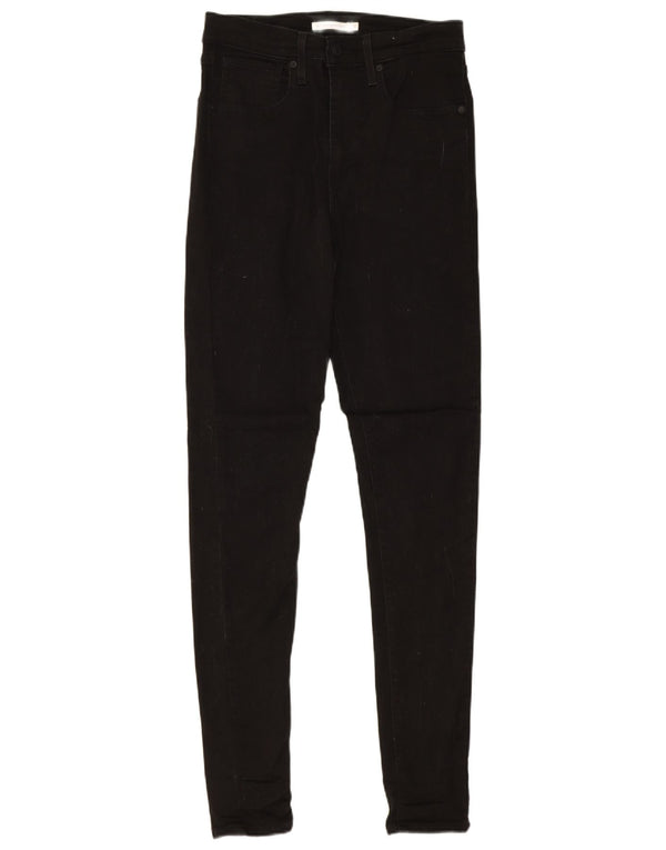 Blugi super skinny pentru femei Mile High Levi's W30 L32 bumbac negru