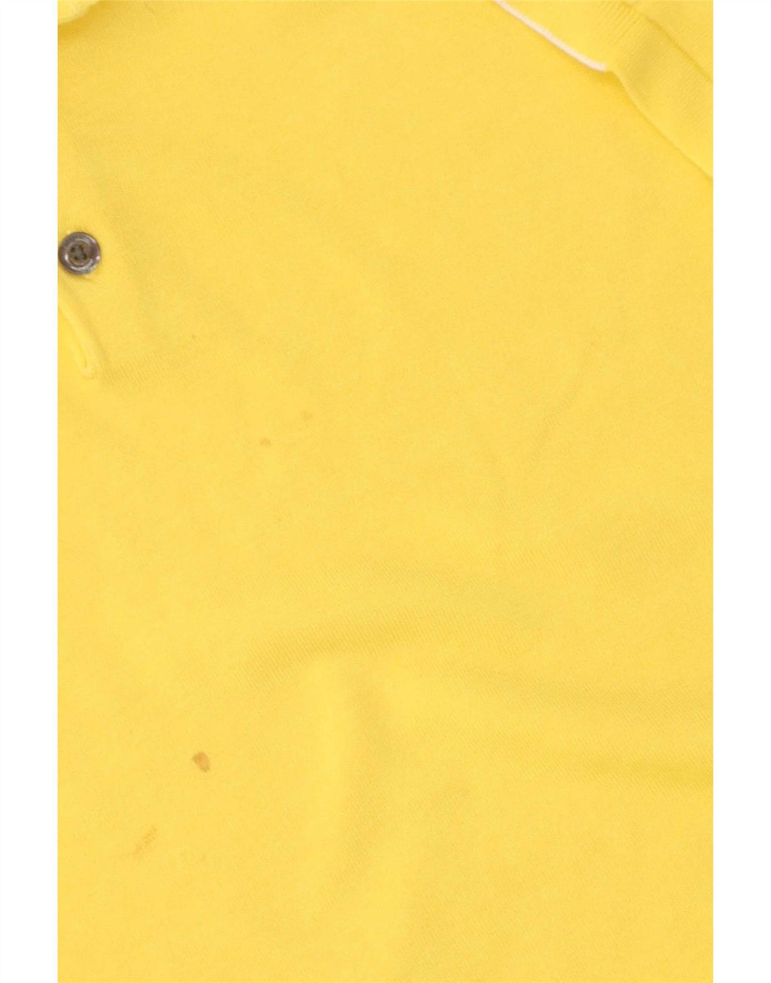 Tricou polo Massimo Dutti pentru bărbați, bumbac galben XL