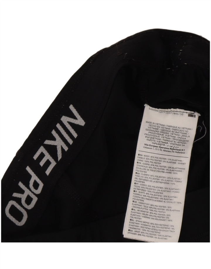 Pantaloni de trening NIKE pentru femei UK 10 Poliester negru mic