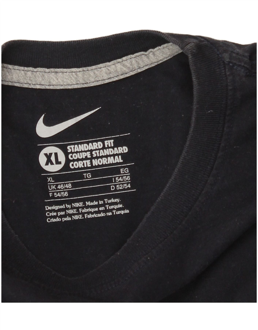 Tricou grafic NIKE pentru bărbați, cu ajustare standard, Top UK 46/48 XL Bleumarin