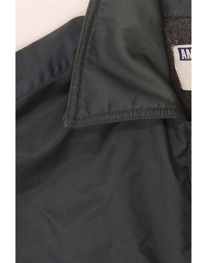 Americanino Bomber Jacket pentru bărbați UK 40, mare, negru, nailon