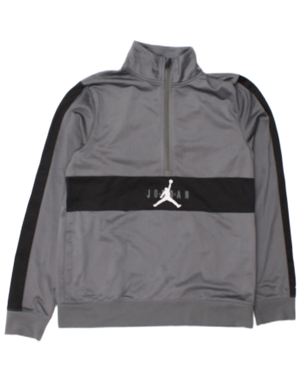 Pulover Jordan pentru băieți Air Graphic, 13-14 ani, XL, gri, bloc de culoare