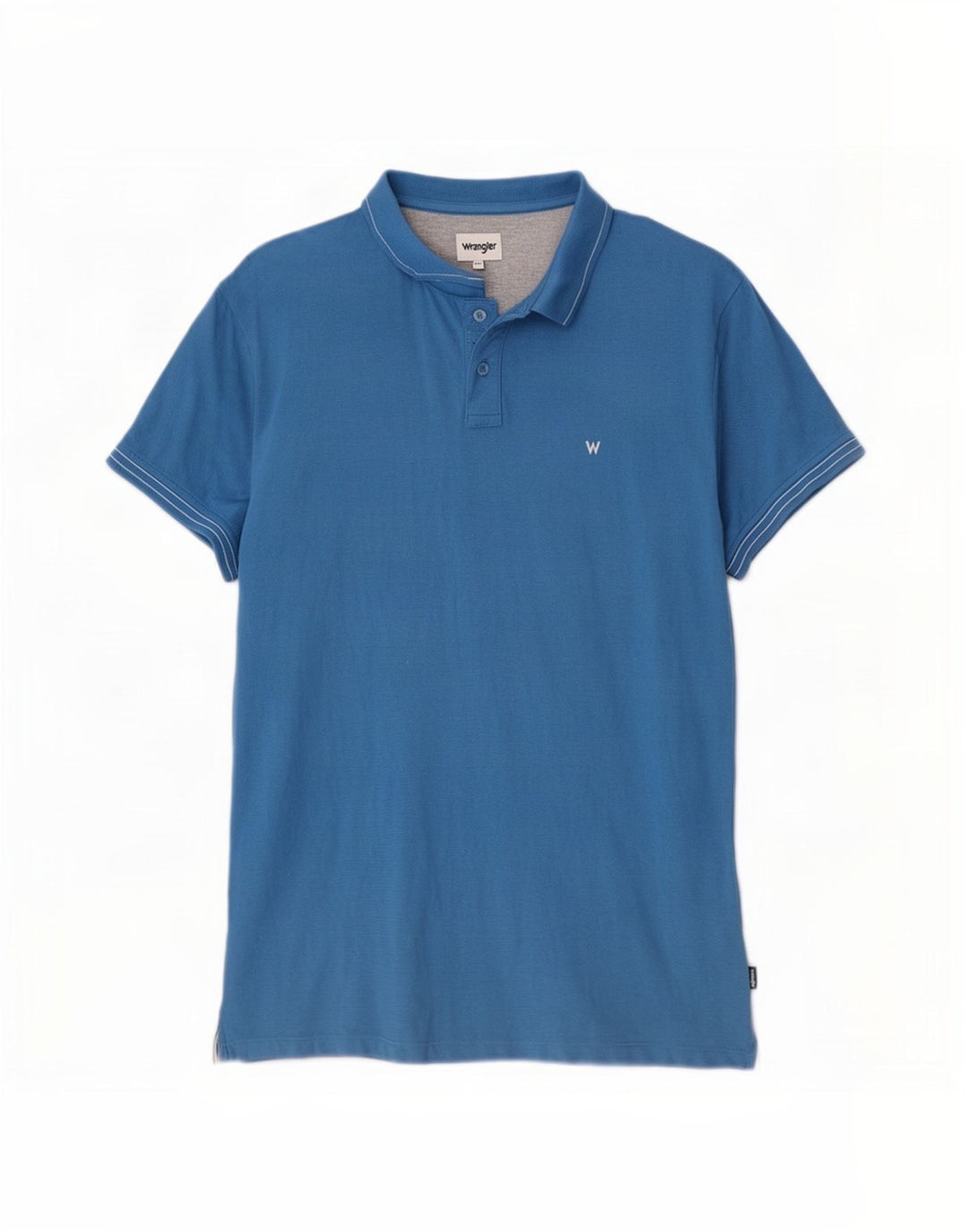 Tricou polo pentru bărbați Wrangler 2XL, bumbac cu dungi albastre
