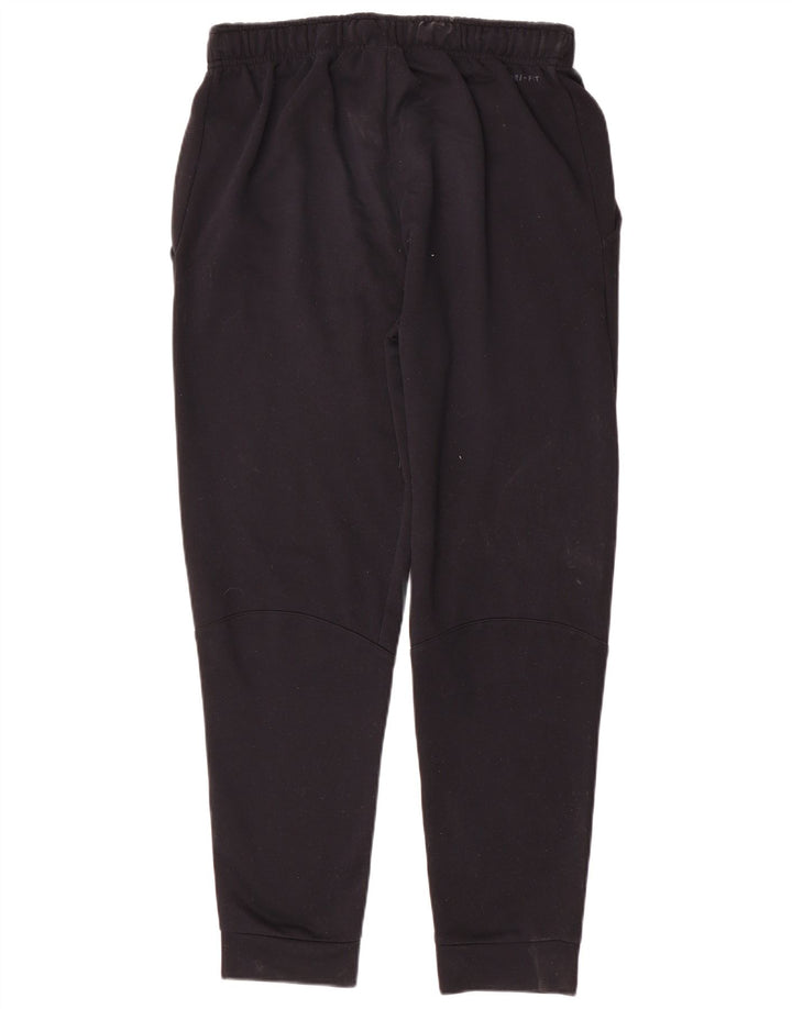 Pantaloni de trening Nike pentru bărbați Dri Fit Pantaloni de jogging, poliester mediu negru