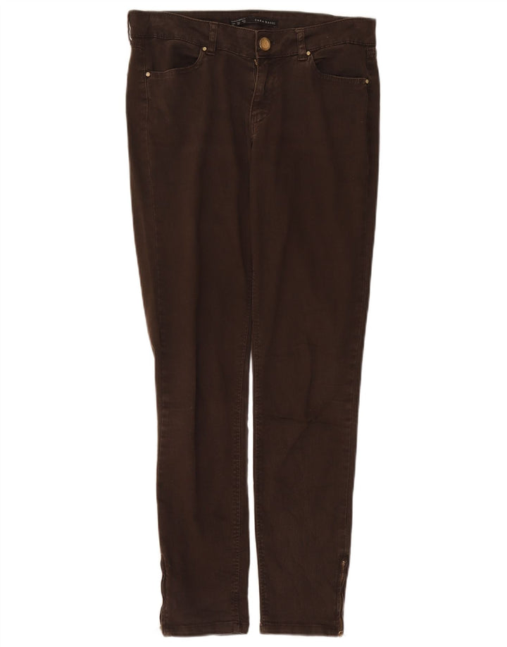Blugi slim pentru bărbați Zara EU 40 Medium W30 L28 Maro Bumbac