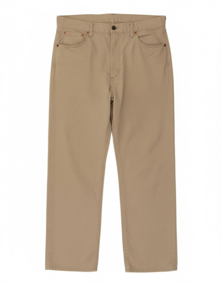 Blugi drepti pentru bărbați Levi's 551 W36 L30 bumbac bej