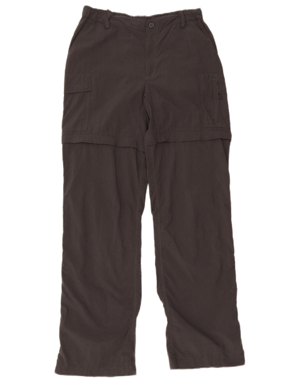 Pantaloni cargo drepti pentru femei The North Face Small W28 L31 Nylon gri