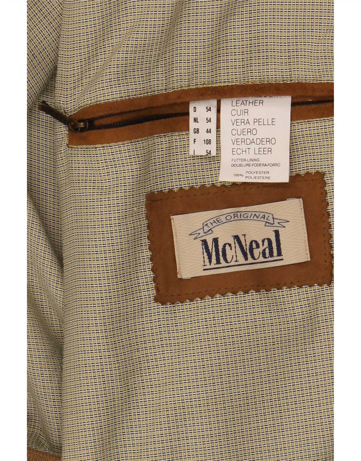 Jachetă bomber din piele intoarsa pentru barbati McNeal UK 44 2XL piele bej