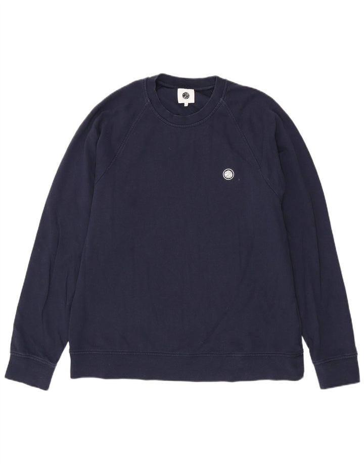 Pulover pentru bărbați Pretty Green Pulover XL Bleumarin Bumbac