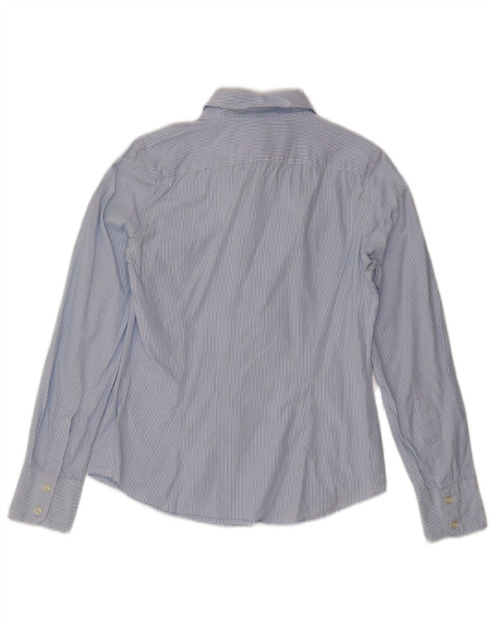 Cămașă Benetton pentru femei UK 12 Medium Blue Striped
