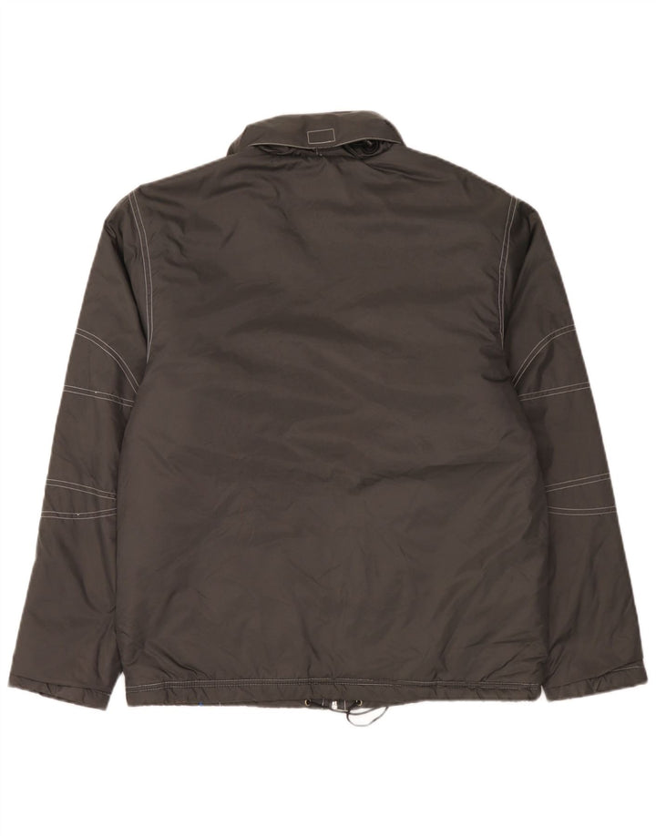 Jachetă căptușită cu glugă Umbro pentru bărbați UK 36, nailon, gri mic