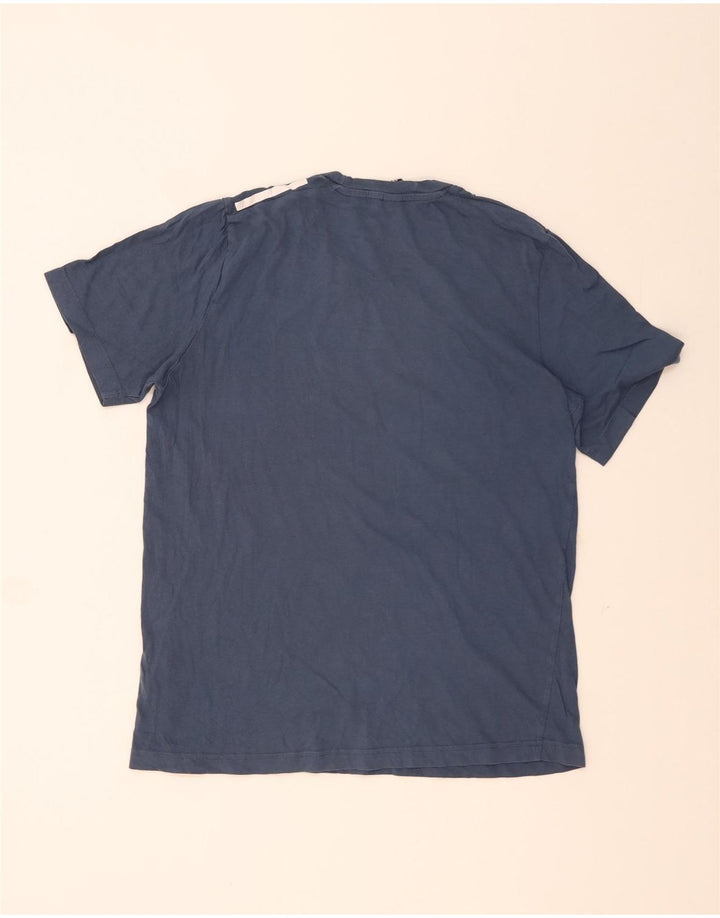 Tricou pentru bărbați Adidas Top Medium Blue Bumbac