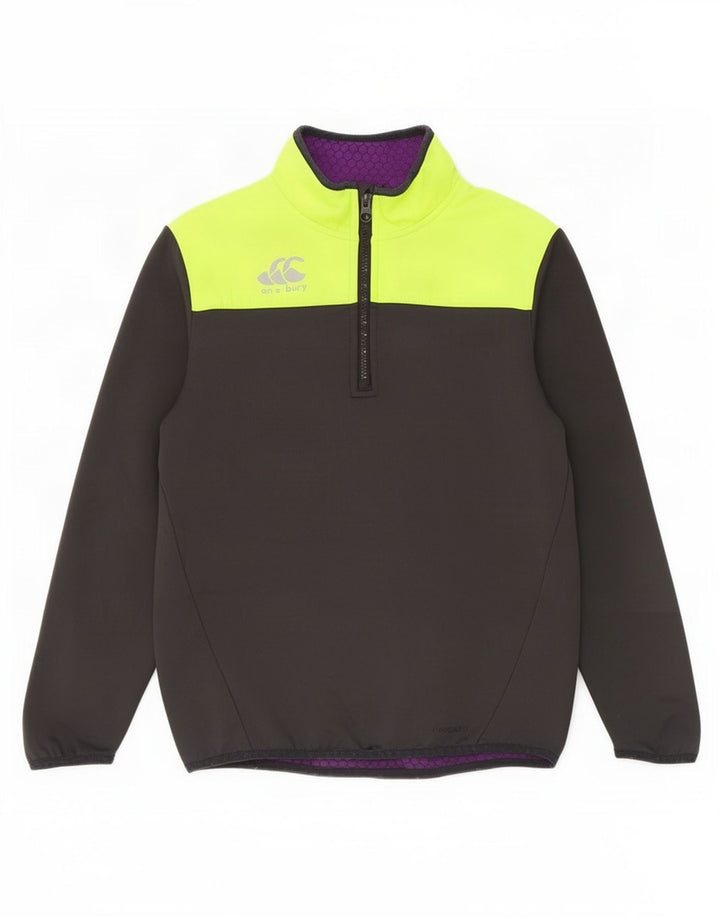 Pulover pentru fete Canterbury Trening Top 11-12 ani Gri Colorblock