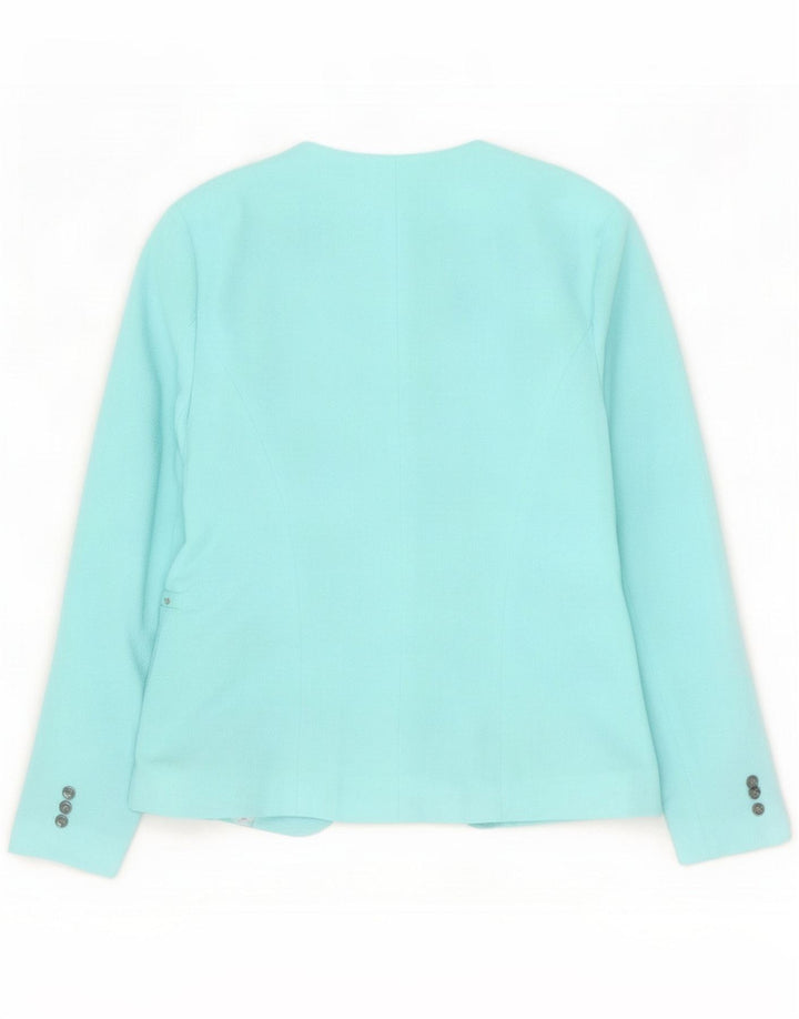M&Co Jachetă Blazer pentru femei UK 12 Medium Blue Poliester