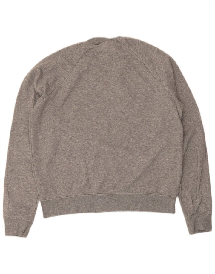 Hanorac grafic pentru bărbați Nike Jumper mic, gri, bumbac cu pete