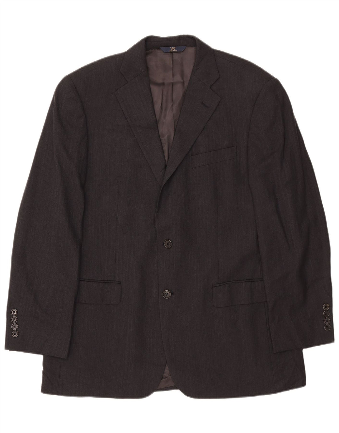 BROOKS BROTHERS Jachetă pentru bărbați 346 Blazer UK 41 Large Black Pinstripe