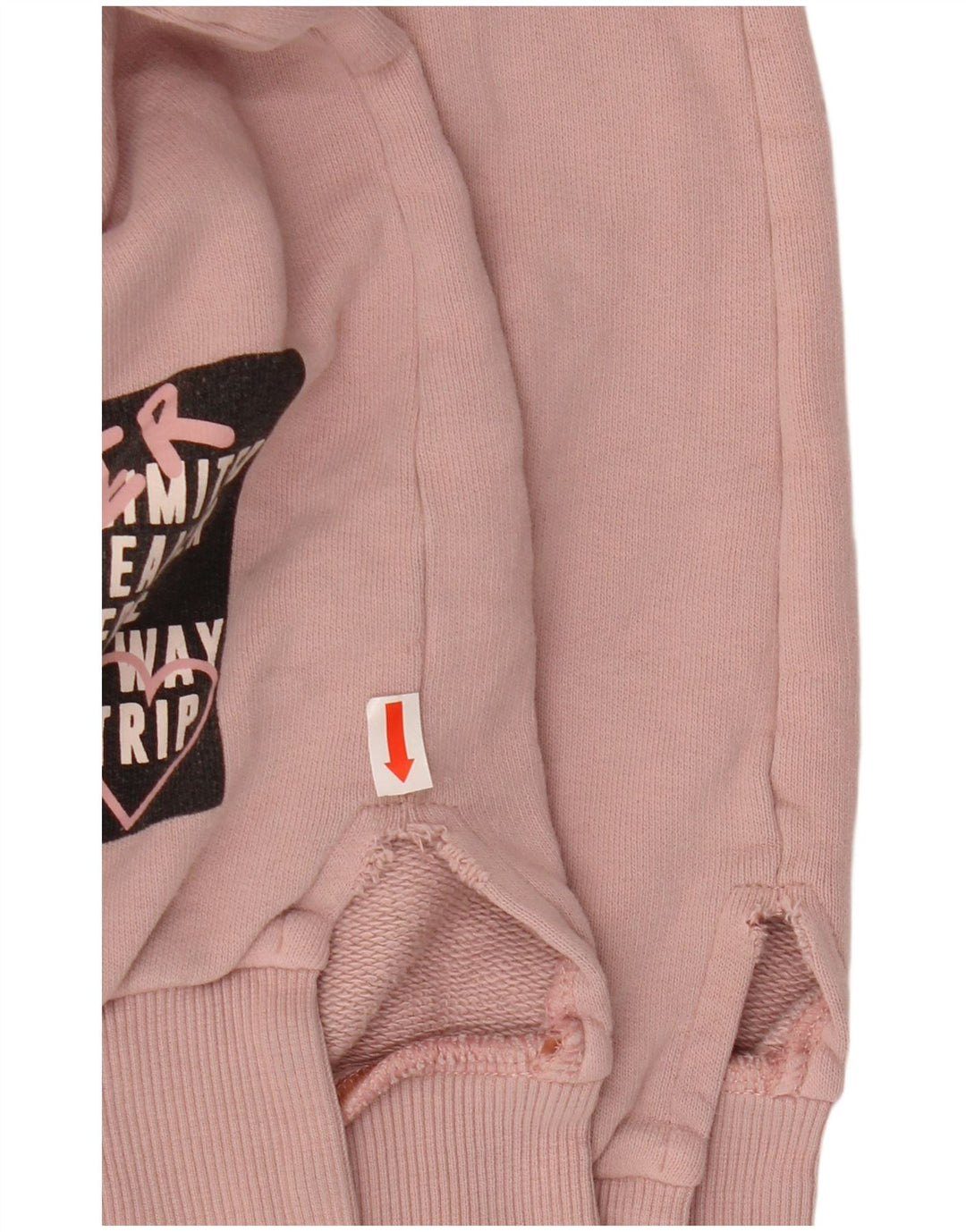 BENETTON Pulover cu grafic pentru femei UK 16 Large Pink