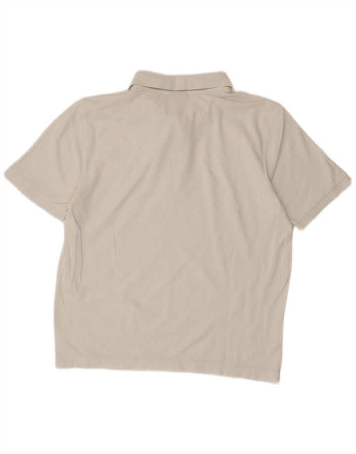 Tricou polo pentru bărbați Lotto, alb mediu