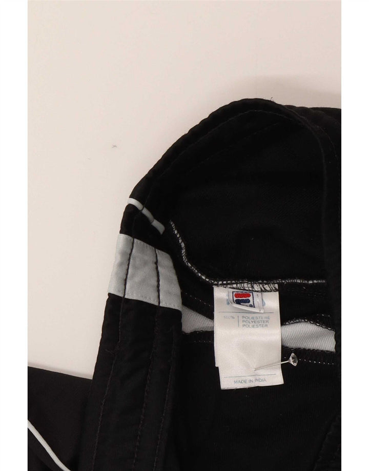 Pantaloni de trening Fila pentru bărbați, mari, negru, poliester color bloc
