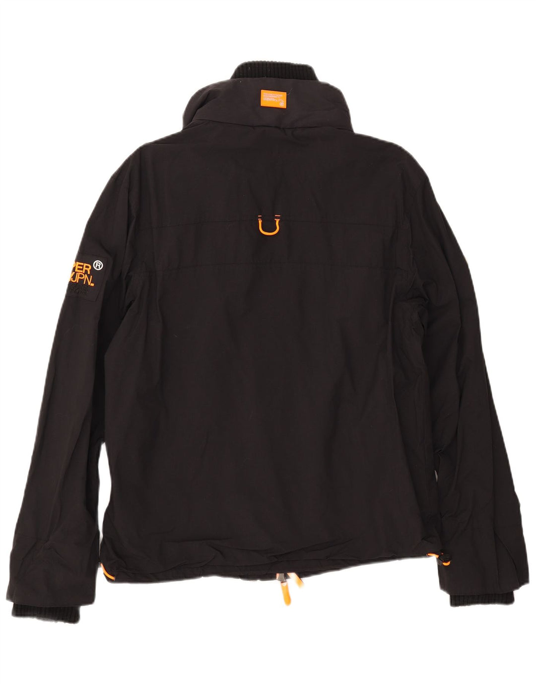 Jachetă de vânt pentru femei SUPERDRY UK 16 mare, negru, nailon