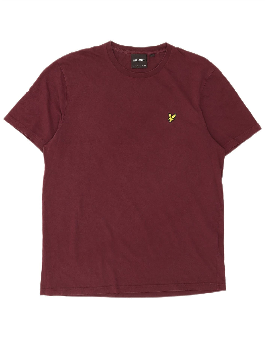 Tricou pentru bărbați Lyle & Scott Top din bumbac maro mediu