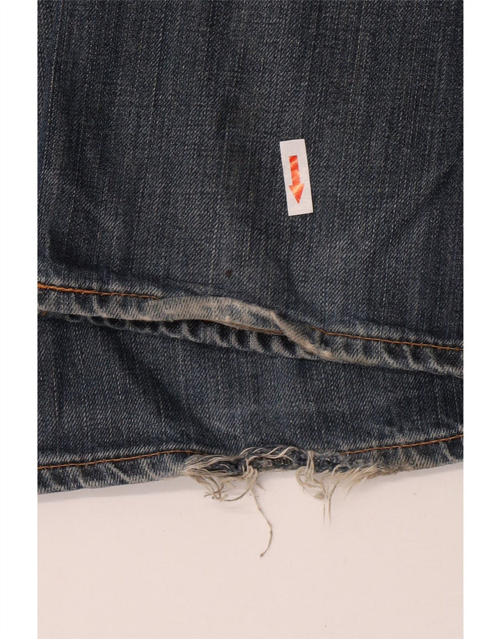 Blugi pentru bărbați Levi's 527 Bootcut W33 L34 Bumbac albastru