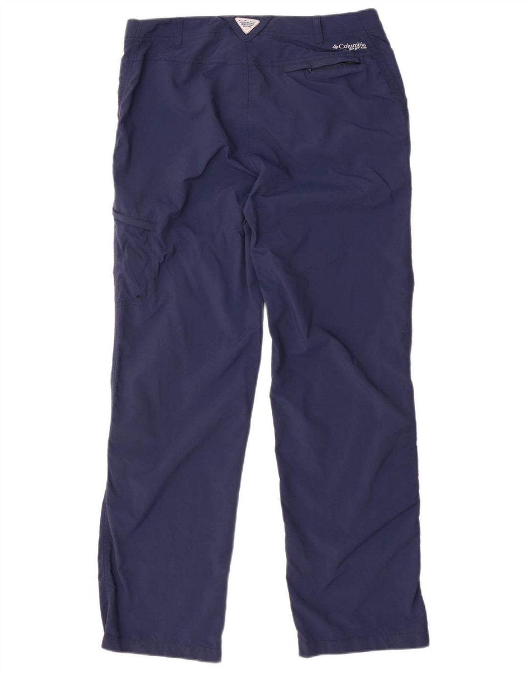 COLUMBIA Pantaloni cargo Omni-Shade pentru femei US 12 Large W34 L32 Bleumarin