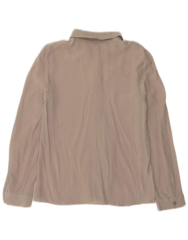 Bluză cămașă pentru femei Emporio Armani UK 10 Small Gri